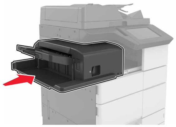 LEXMARK MX911DE  -  MX912DE - [x]-bourrage papier, appuyez sur le loquet pour acceder à la zone G etdeerincer les agrafes. [402.93] Laisser papier ds recept. - 9
