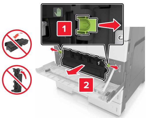 LEXMARK MX911DE  -  MX912DE - Remplacement de la bouteille de récapération de toner - 2