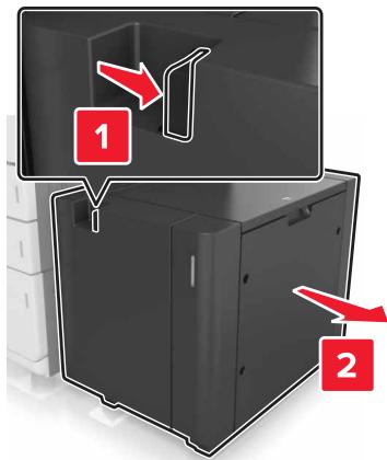 LEXMARK MX911DE  -  MX912DE - [2yy.xx] [x]-bourrage papier, faites glisser le tiroir de 3 000 feuilles, puis ouvrez la porte C. - 1