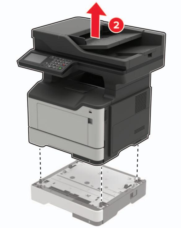 LEXMARK MX522ADHE - Remplacement du rouleau de saisie - 2