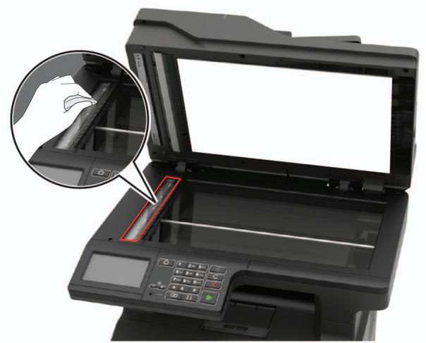 LEXMARK MX522ADHE - Nettoyage du scanner - 2