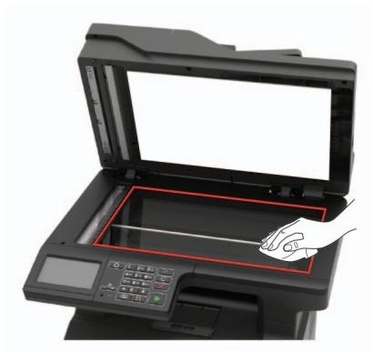 LEXMARK MX522ADHE - Nettoyage du scanner - 4