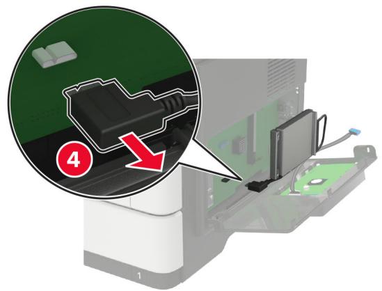 LEXMARK MX522ADHE - Installation d'un port de solutions internes - 9
