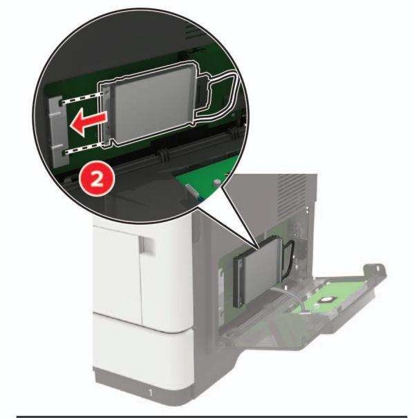 LEXMARK MX522ADHE - Installation d'un port de solutions internes - 12