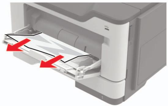LEXMARK MX522ADHE - Bourrage de papier dans le chargeur multifonction - 1