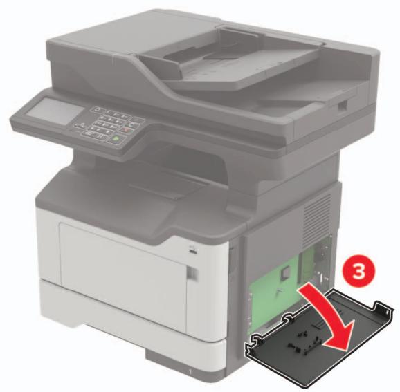 LEXMARK MX522ADHE - Installation d'un disque dur sur l'imprimante - 3