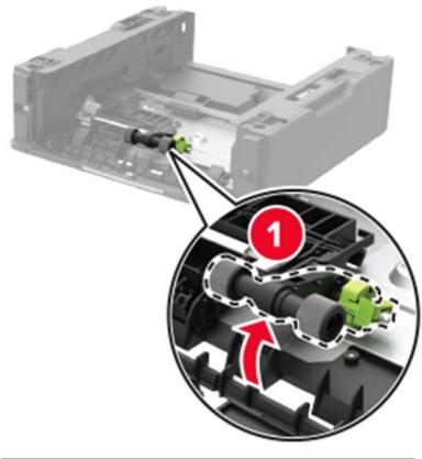 LEXMARK MX522ADHE - Remplacement du rouleau de saisie - 5