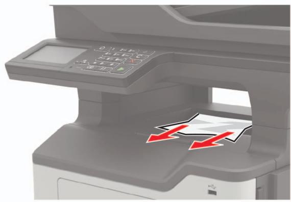LEXMARK MX522ADHE - Bourrage papier dans le réceptacle standard - 1