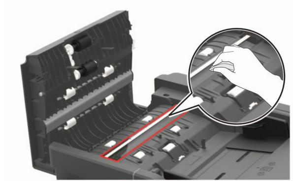 LEXMARK MX522ADHE - Nettoyage du scanner - 8