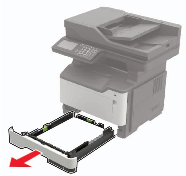 LEXMARK MX522ADHE - Bourrage papier dans les tiroirs - 1