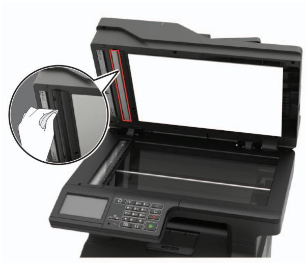 LEXMARK MX522ADHE - Nettoyage du scanner - 3