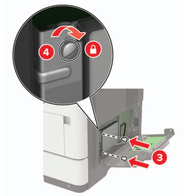 LEXMARK MX522ADHE - Installation d'un port de solutions internes - 13