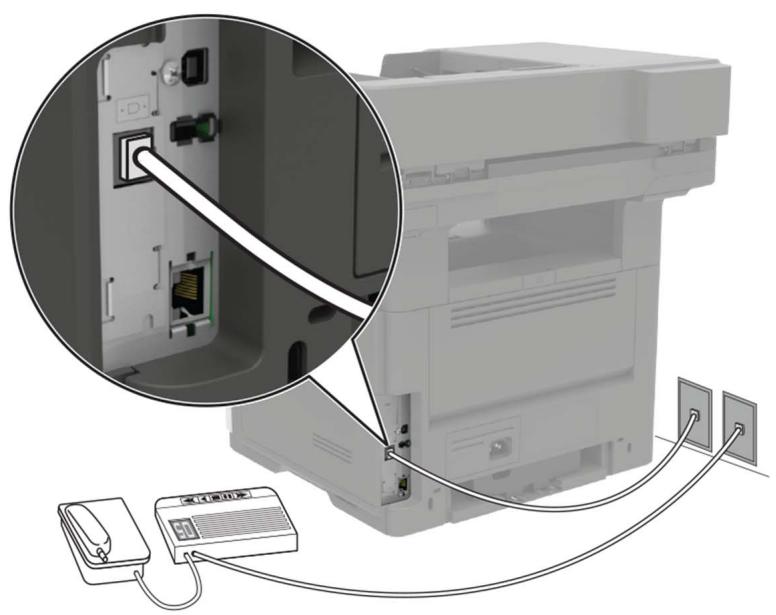 LEXMARK MX522ADHE - Connecté à différentes prises murales - 1