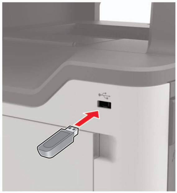 LEXMARK MX522ADHE - Numérisation vers un lecteur flash - 1