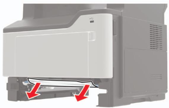 LEXMARK MX522ADHE - Bourrage papier dans les tiroirs - 2