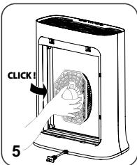 ROWENTA PU3080F0 - DE FILTERS AFHALEN / OPNIEUW AANBRENGEN - 5