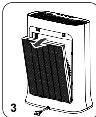 ROWENTA PU3080F0 - RIMOZIONE E INSTALLAZIONE DEI FILTRI - 3