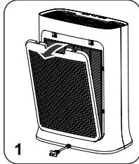 ROWENTA PU3080F0 - DISASSEMBLING / REASSEMBLING FILTERS - 1