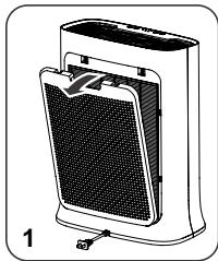 ROWENTA PU3080F0 - RIMOZIONE E INSTALLAZIONE DEI FILTRI - 1