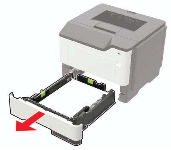LEXMARK MS622DE - Bourrage derrière la porte A - 1
