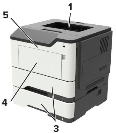LEXMARK MS622DE - Remarques : - 1