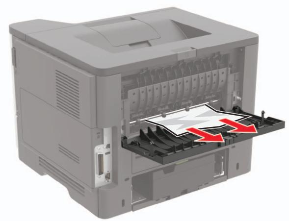 LEXMARK MS622DE - Bourrage papier derrière la porte arrière - 3