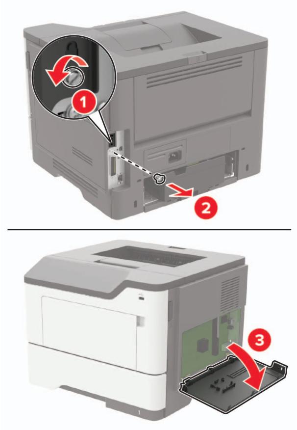 LEXMARK MS622DE - Accès à la carte logique - 2