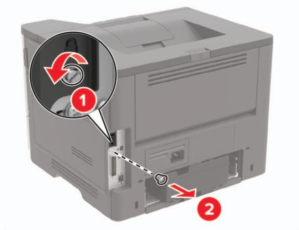 LEXMARK MS622DE - Installation d'un disque dur sur l'imprimante - 2