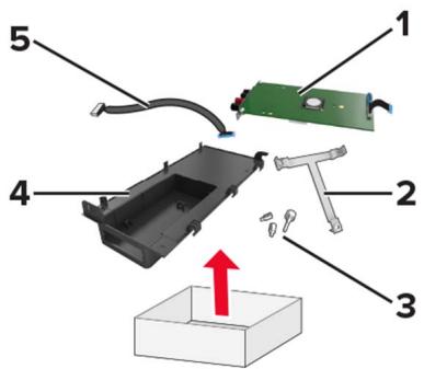 LEXMARK MS622DE - Installation d'un port de solutions interne - 2