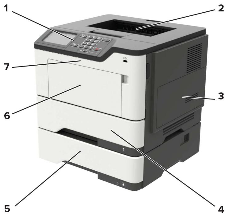 LEXMARK MS622DE - Configurations de l'imprimante - 3