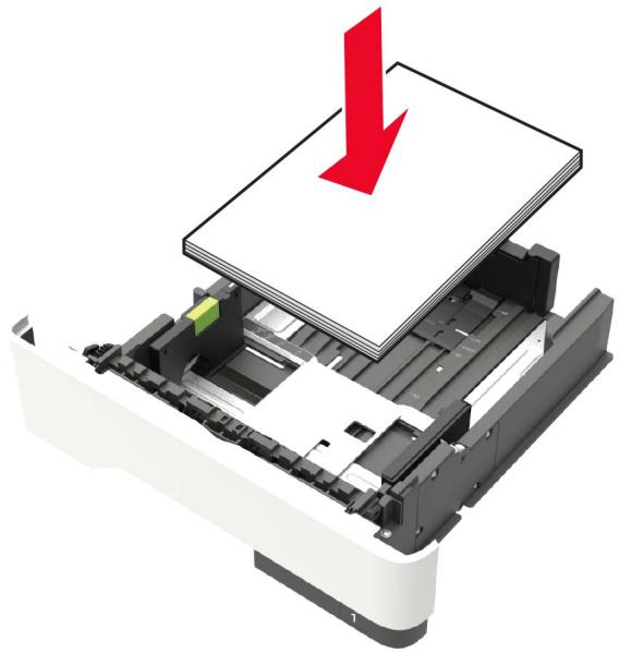 LEXMARK MS622DE - Chargez le papier correctement - 2