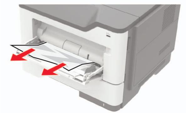 LEXMARK MS622DE - Bourrage papier dans le chargeur multifonction - 1