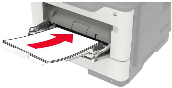 LEXMARK MS622DE - Bourrage papier dans le chargeur multifonction - 3