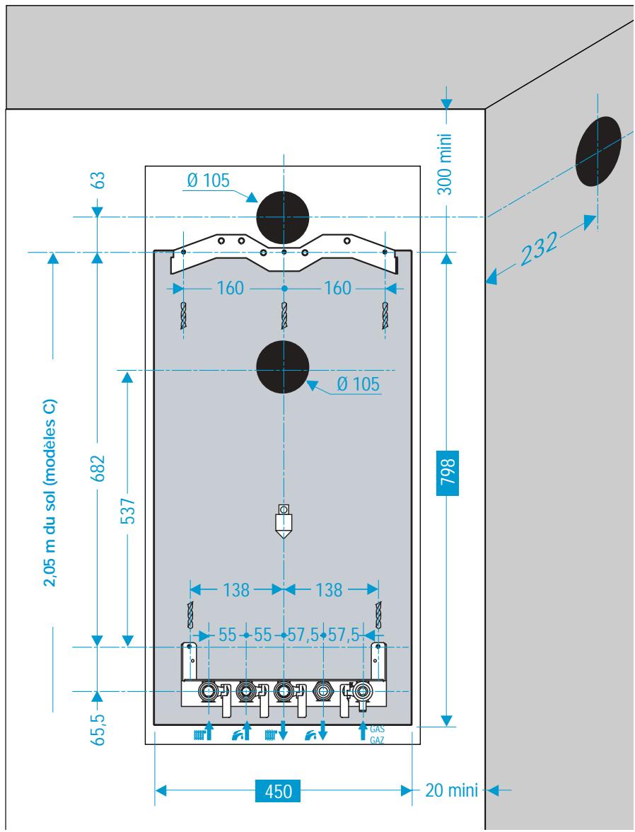 SAUNIER DUVAL THEMA PLUS CONDENS F25 - Emplacement de la chaudière - 1
