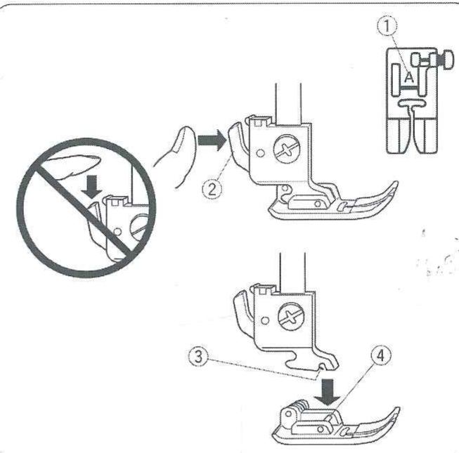 JANOME 9077 - Mode d'ajustement de longueur du pont - 2