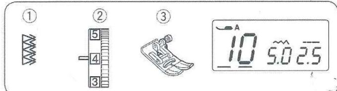 JANOME 9077 - Point tricot - 2