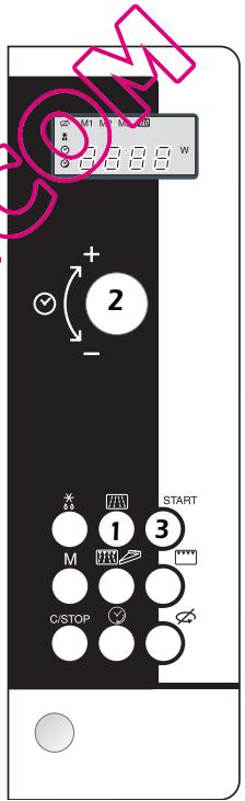 DE DIETRICH DME 729 - SETTING A MICROWAVE PROGRAMME - 3