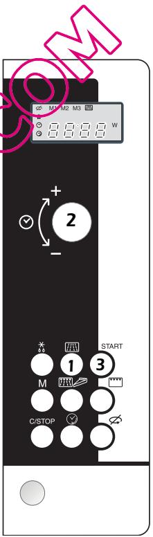 DE DIETRICH DME 729 - PROGRAMMERING AF MIKROBØLGEOVNEN - 3