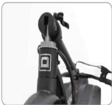 MINIMOTORS DUALTRON ULTRA - Poteau de poignée pliable - 1