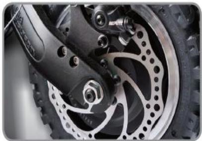 MINIMOTORS DUALTRON ULTRA - 5) Causes et contre-mesures pour le bruit du frein à disque - 1