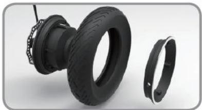 MINIMOTORS DUALTRON ULTRA - 4) Méthode de remplacement du frein - 1