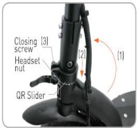 MINIMOTORS DUALTRON ULTRA - Relâchéz le levier de piage - 1
