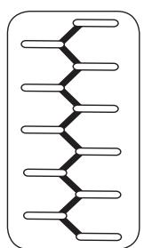 AEG-ELECTROLUX 75X - Réglage de la tension du fil d'aiguille pour un point zigzag - 6