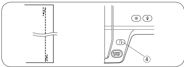 AEG-ELECTROLUX 75X - - Réglage de la position de chute de l'aiguille - 4