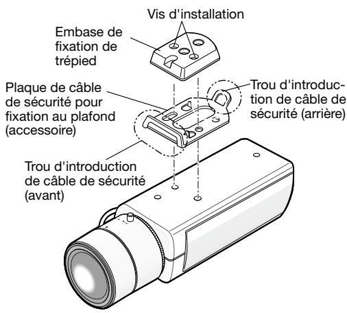 PANASONIC WV-SP305E - Pour une installation au plafond - 1