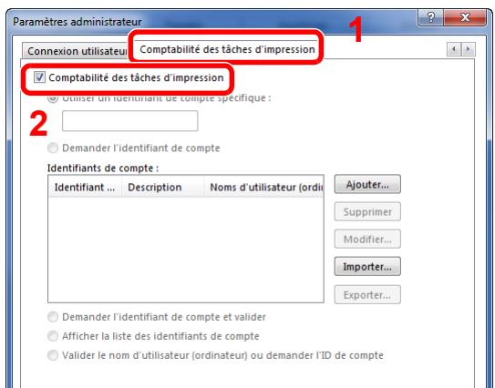 KYOCERA ECOSYS P7240CDN - Configurer les paramètres. - 1