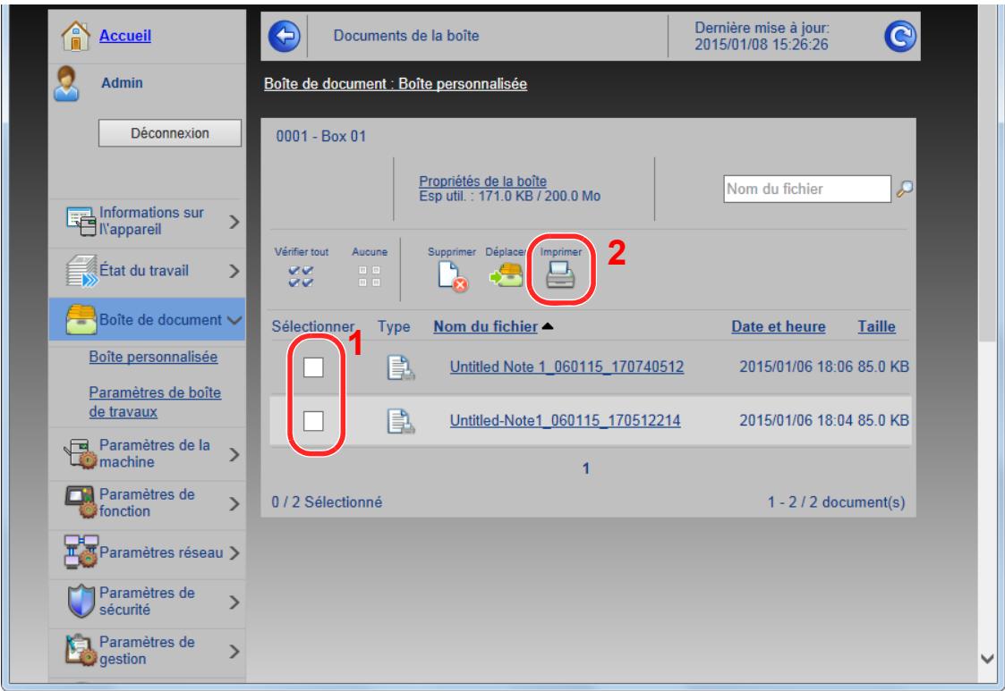 KYOCERA ECOSYS P7240CDN - Imprimer le document. - 1