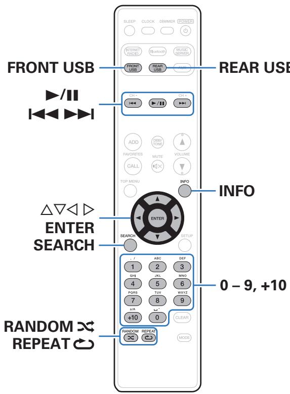 MARANTZ M-CR511 - Lecture du contenu d'un dispositif mémoire USB - 1