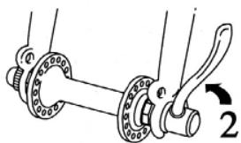 PEUGEOT CITY E-LEGEND - Démontage roue avant - 1