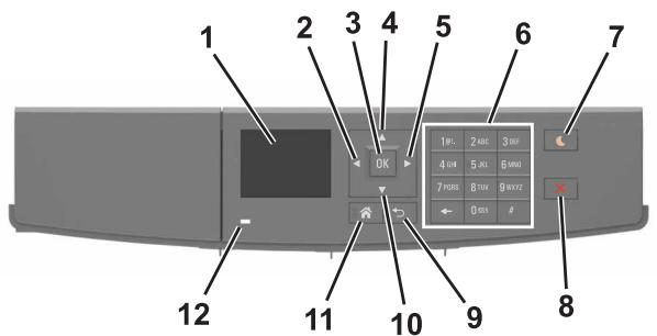 LEXMARK MS312DN - A partir du panneau de commandes - 1